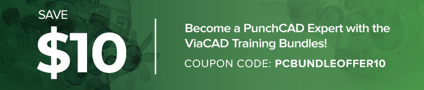 Become a PunchCAD Expert with the ViaCAD Training Bundle.