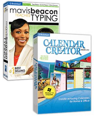 Mavis Beacon Teaches Typing Anniversary Edition/Calendar Creator Deluxe v12.2