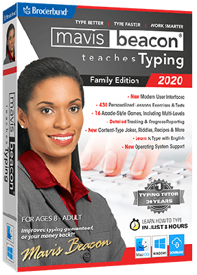 Mavis Beacon Teaches Typing 2020 - Family  Edition